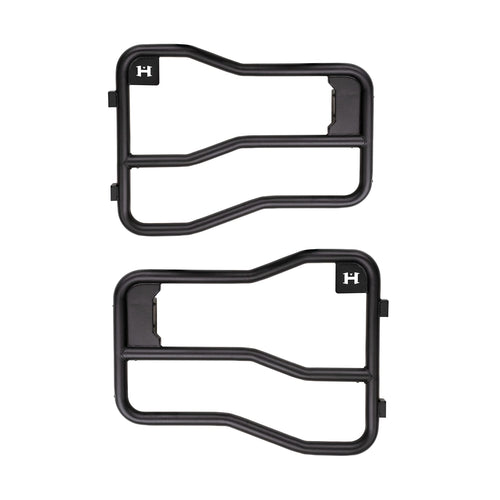 Tube Doors HAVOC OFFROAD for Ford Bronco 2-Door | 2-Piece Set, Steel, Black, No Drill | HFB-10-001 | 2021-2025 Ford Bronco 2-Door
