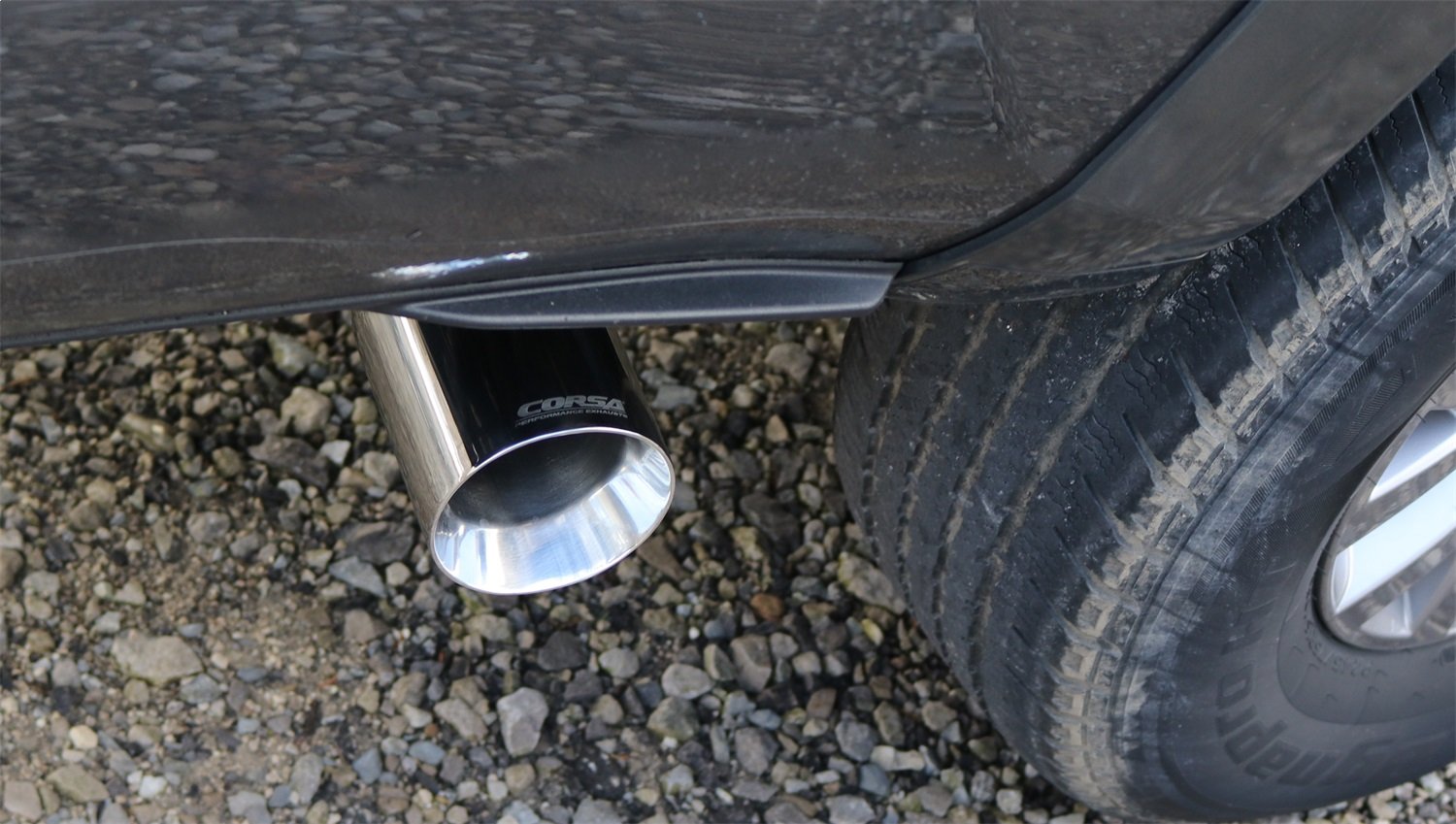 SIDE EXIT 3.0" BLK TIPS