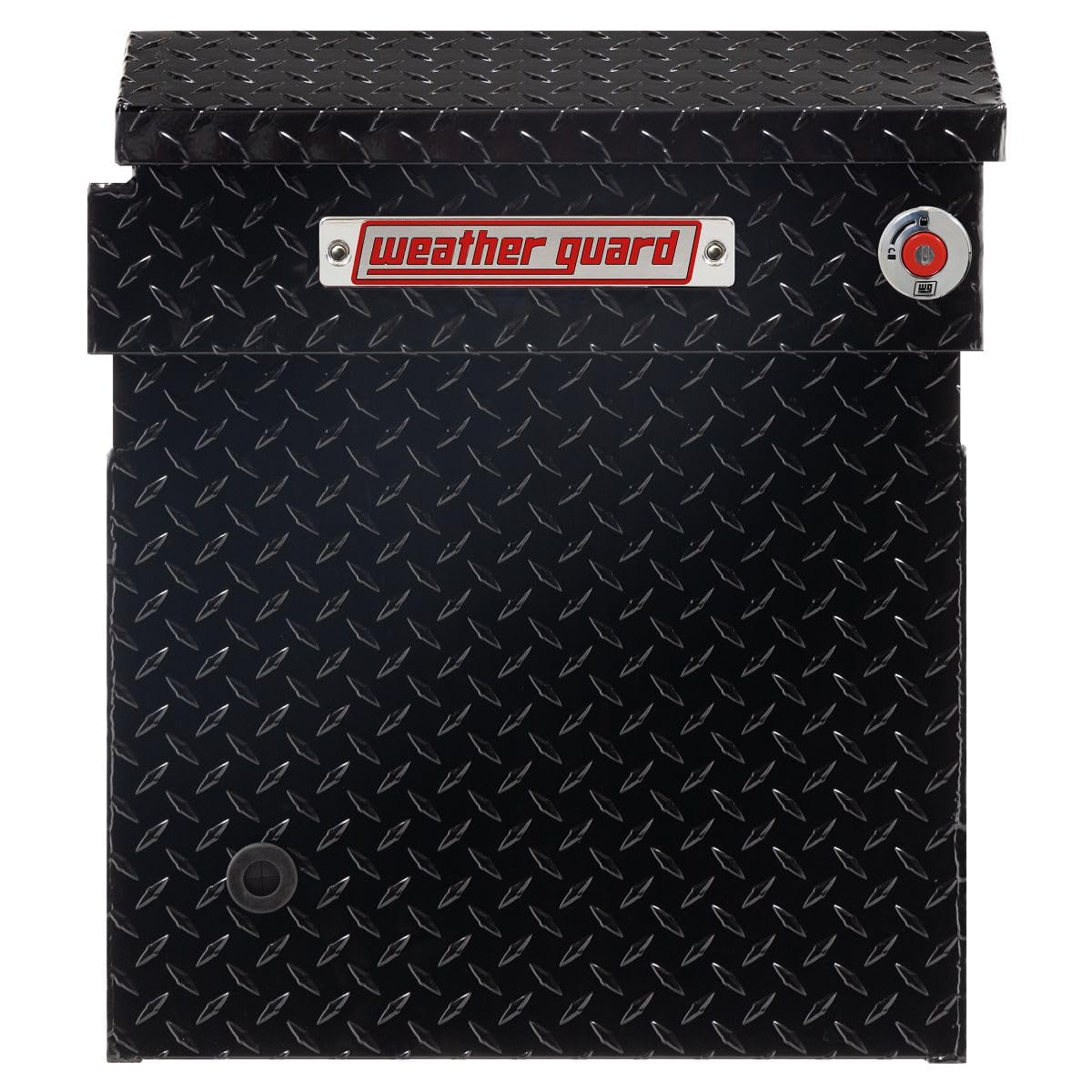 Weather Guard Saddle Box Model 123-5-04, Aluminum, Full Deep, Gloss Black, 15.0 cu ft