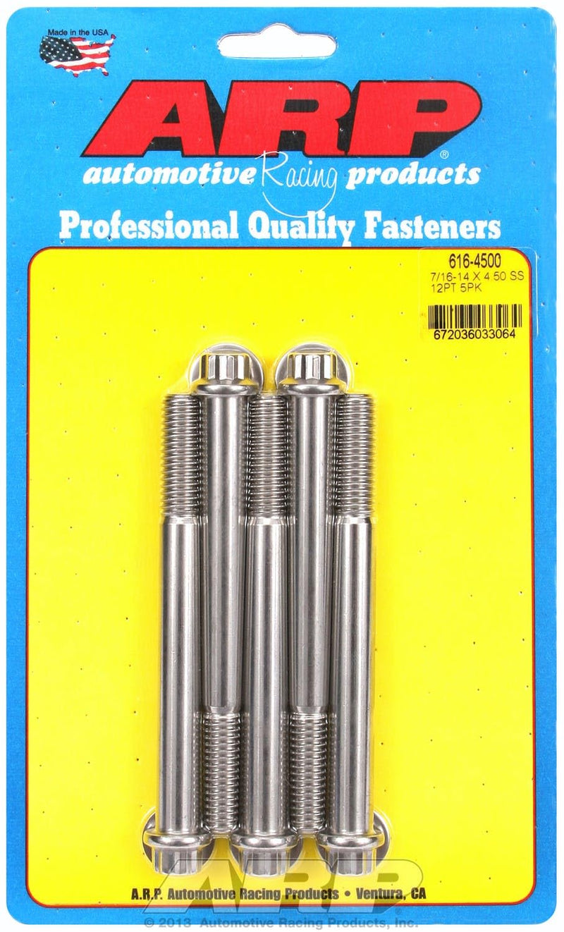 Bolt, ARP (616-4500) Stainless Steel