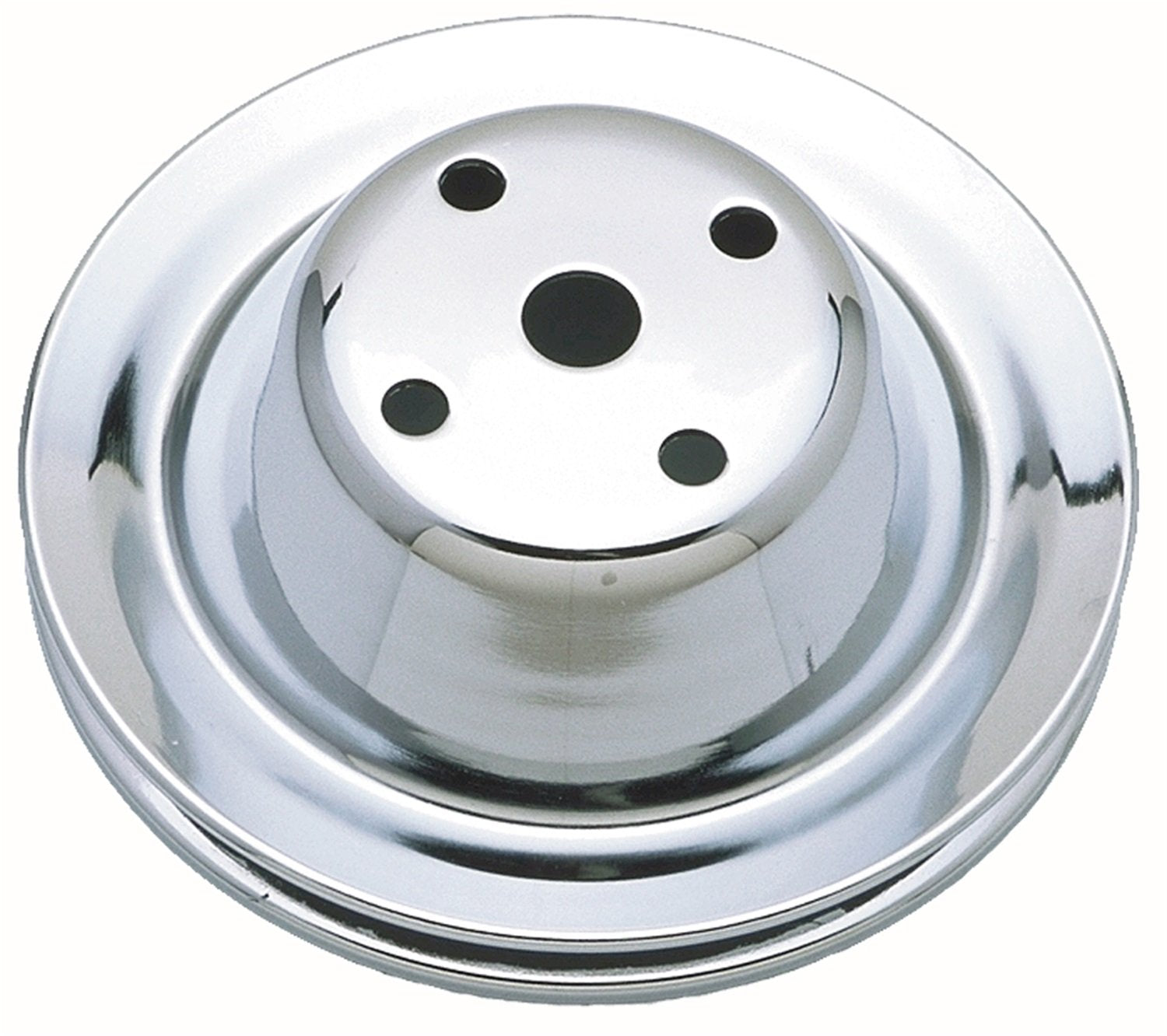 Trans-Dapt 9604 Chrome Single Groove Water Pump Pulley Trans-Dapt Performance
