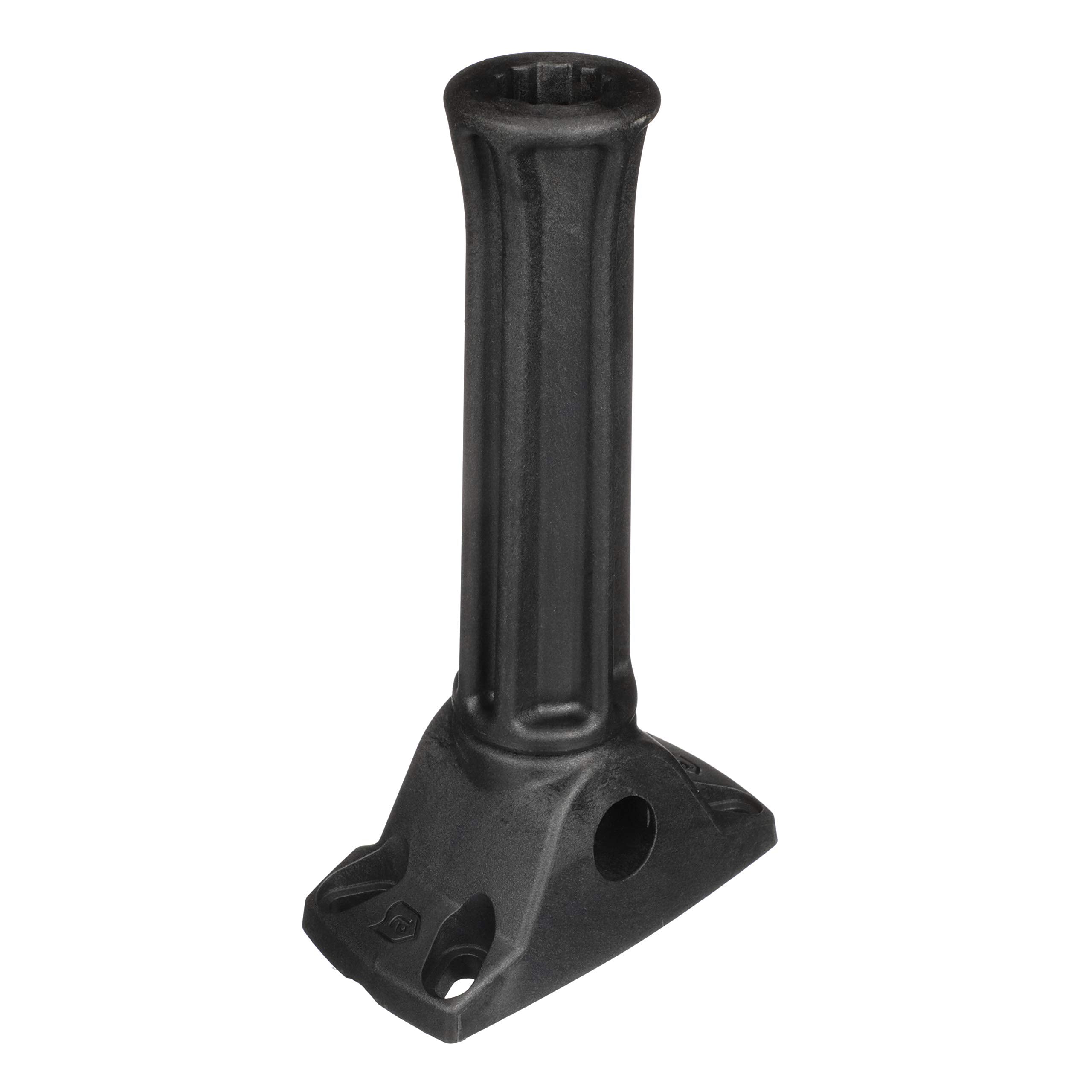 Attwood Heavy-Duty 5016-3 Rod Holder Extension, Black, Up to 6 Inches, Mounts to Round or Square 7/8 to 1 1/4-inch-Diameter Rail