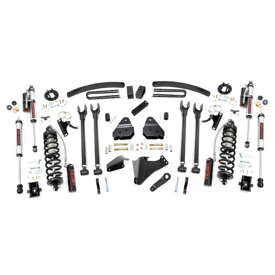 6" Rough Country Coilover Lift Kit for 05-07 Ford Super Duty | 4 Link - 58059
