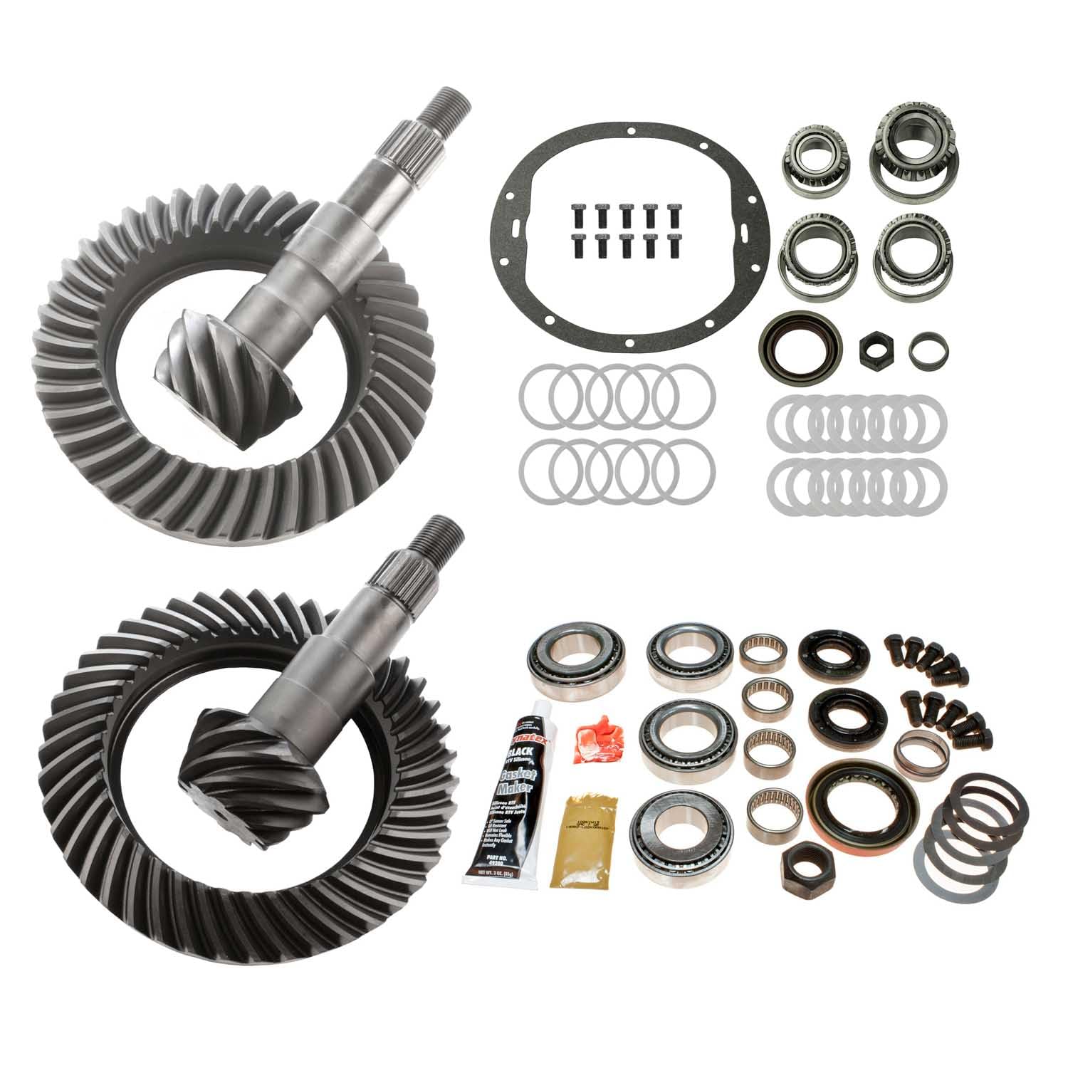 Motive Gear Differential Ring & Pinion MGK-225 Rebuild Bearing Kit For GM 8.25" IFS/GM 8.625" Gear Ratio 4.56, 10-Bolt 30 Spline 9 Pinion & 41 Ring Tooth - Fits GM 1500 SUVs & Trucks Replaces GM10-456