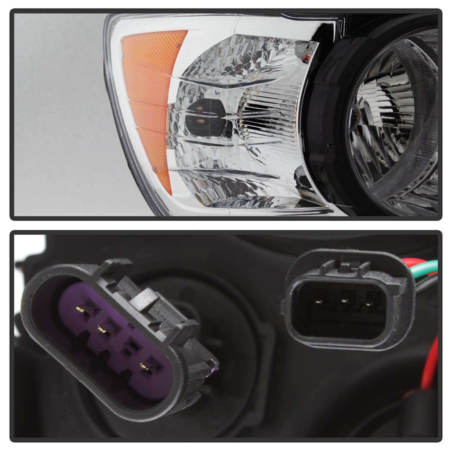 OE Style Xtune Halogen Headlight (HD-JH-CSON12-BK-R) (POE)