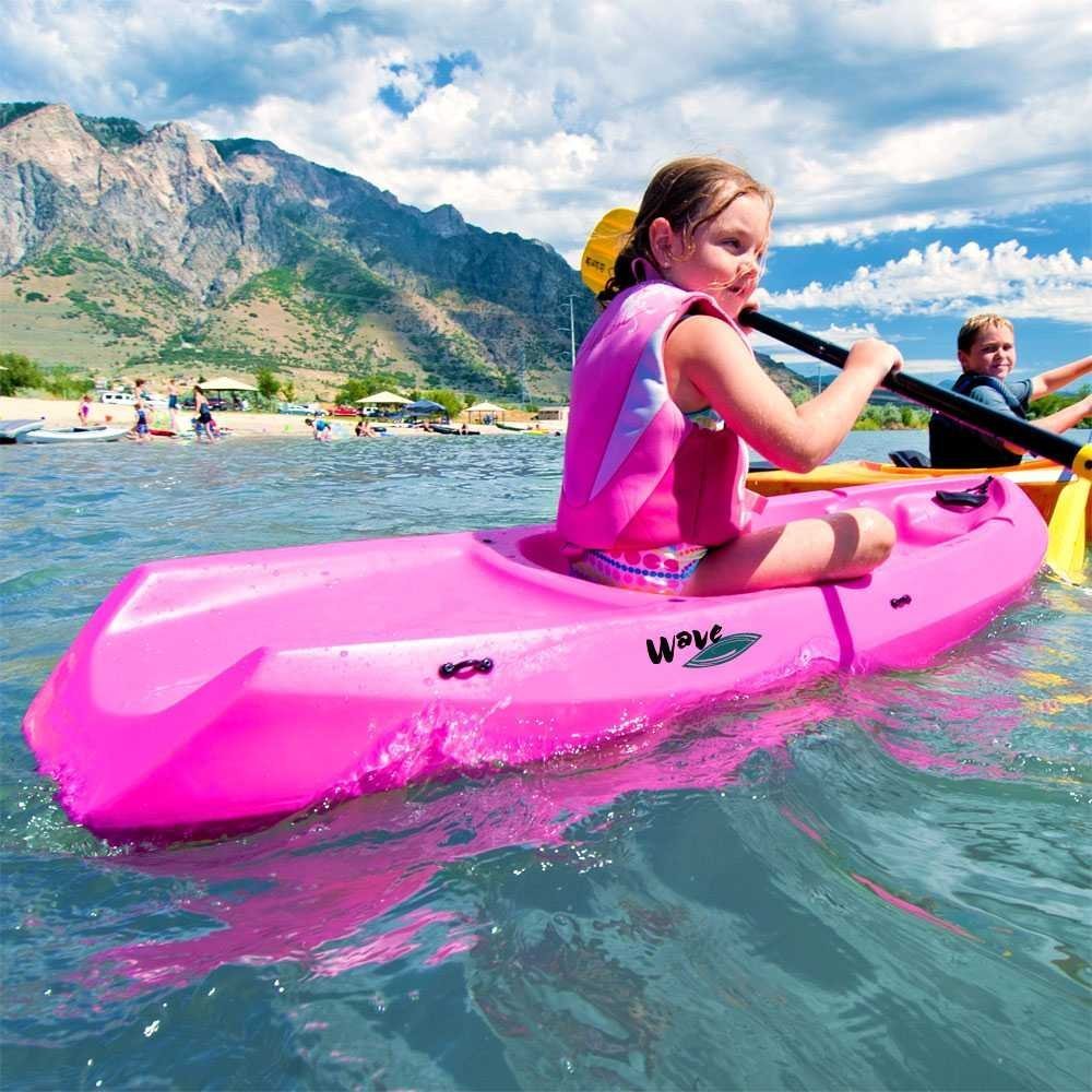 Youth Wave Kayak LIFETIME (Paddle Included, Pink, 6')