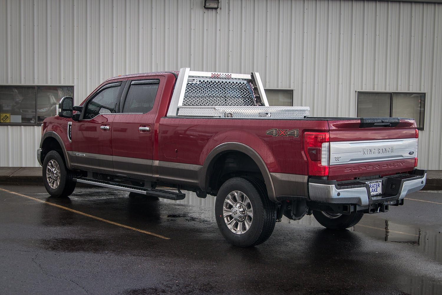 Honeycomb Aluminum Highway Products Headache Rack