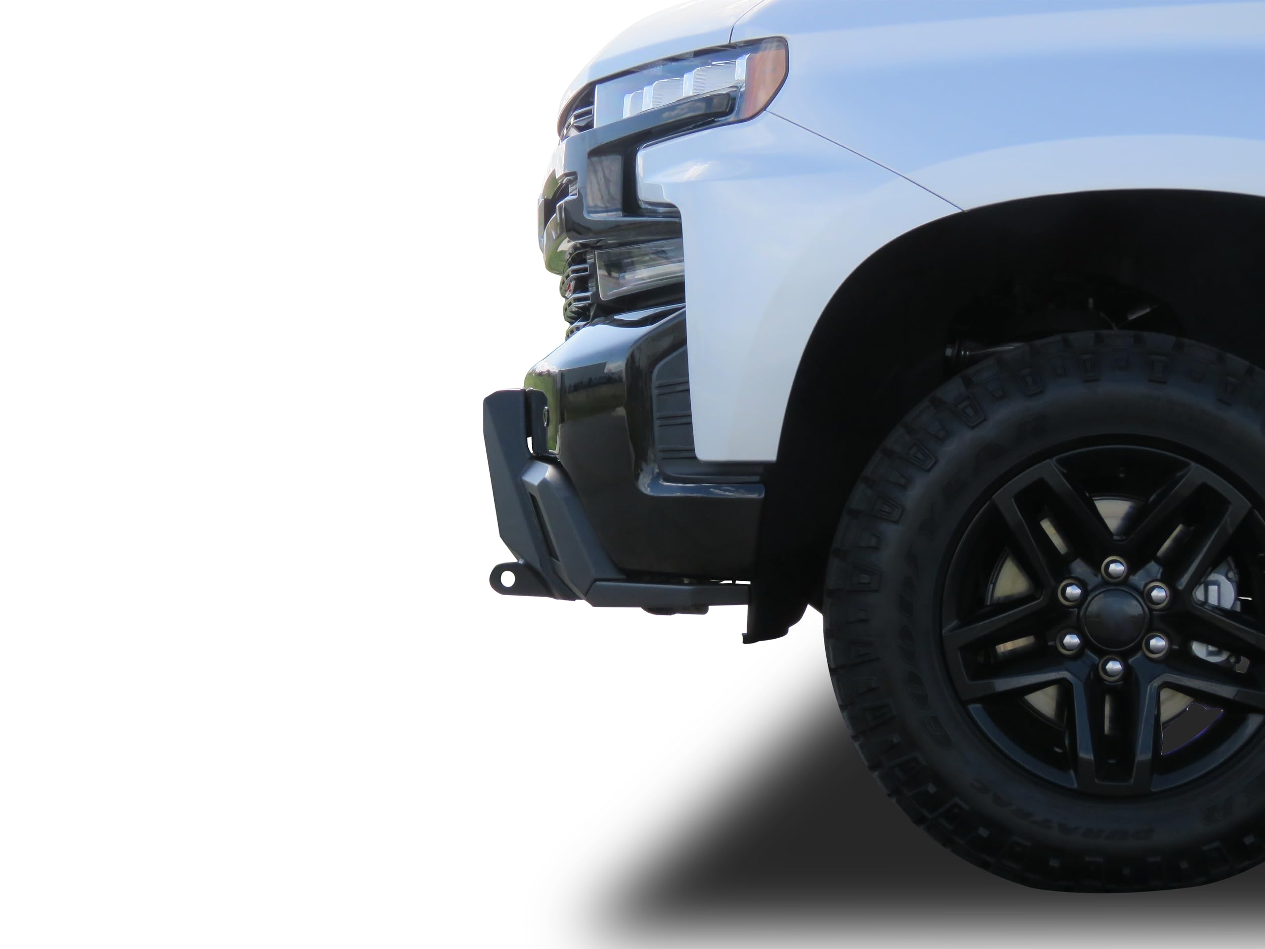 Armour III Black Horse Light Duty Front Bumper Textured Black Compatible with 19-21 Chevy Silverado 1500|2022 Chevy Silvrado 1500 LTD(Excl. 19-21 1500 LD)-AR3LD05NL