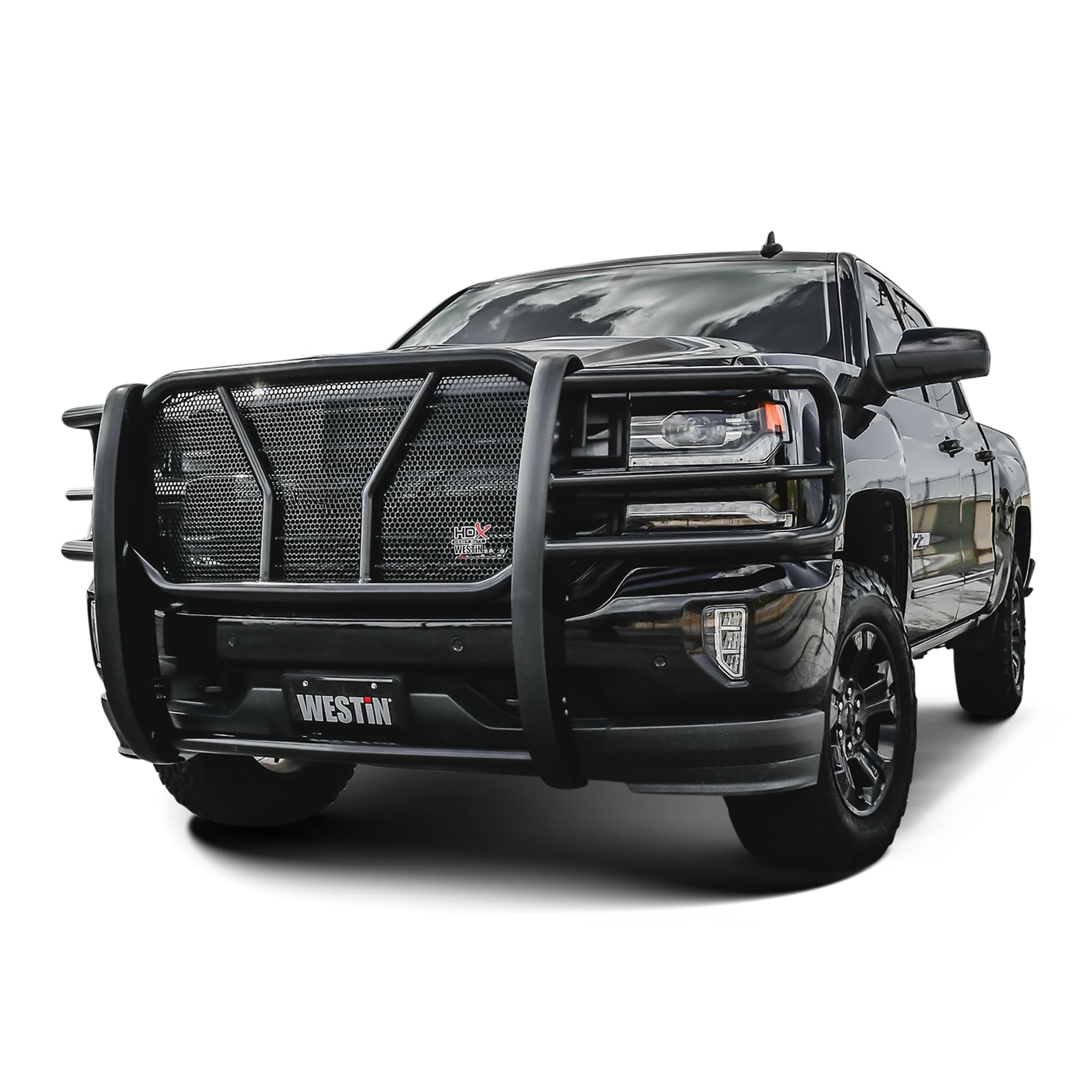 57-3875 Westin HDX 1-Piece Grille Guard fits 2016-2018 Silverado 1500 2019 Silverado LD