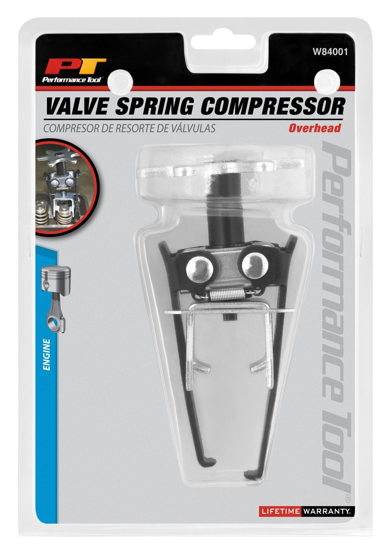 W84001 Performance Tool Overhead Valve Spring Compressor - Valve Spring Removal Tool for Foreign and Domestic Cars