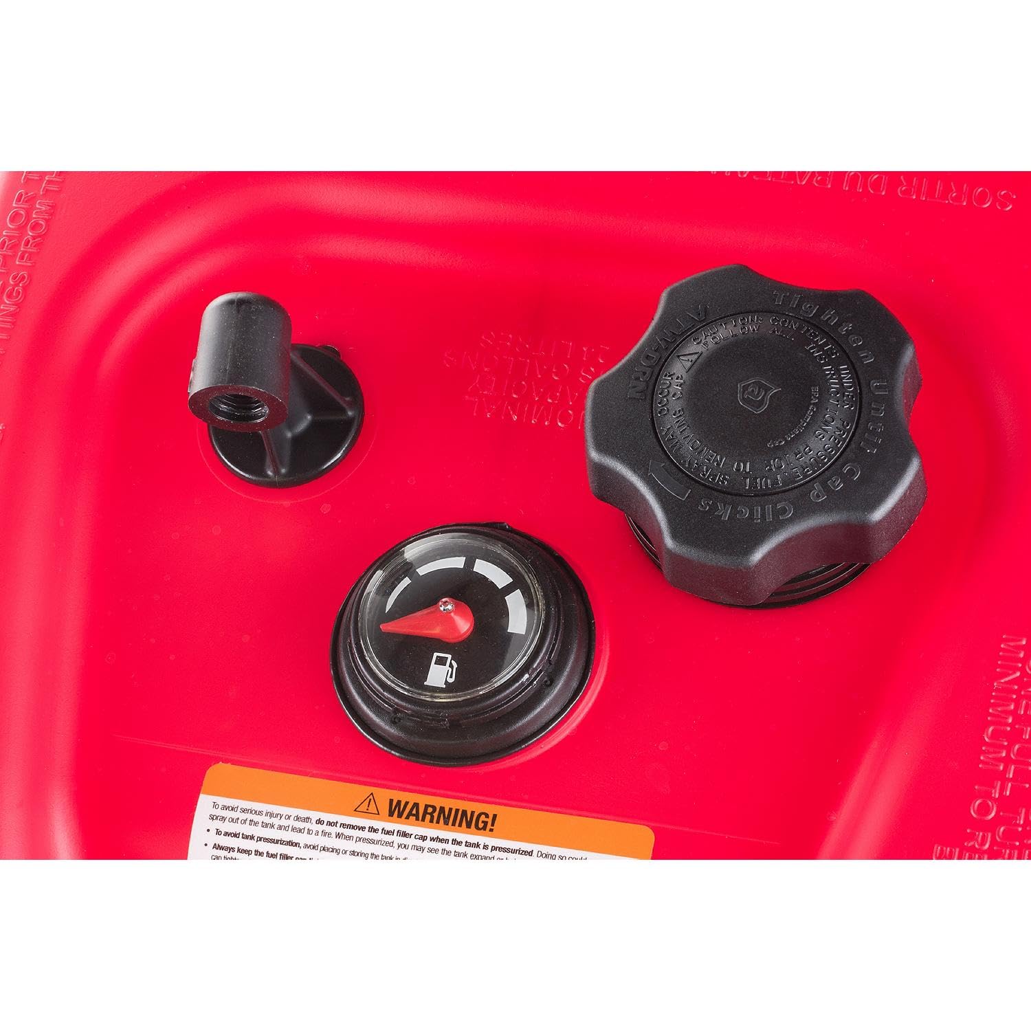 6 Gallon Attwood 8806LPG2S EPA Certified Portable Fuel Tank with Gauge