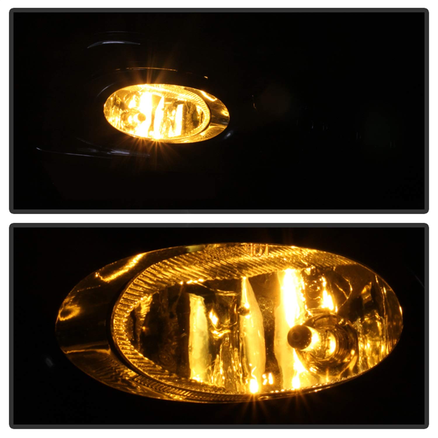 5077752 xTune Auto Fog Lights Black/Yellow