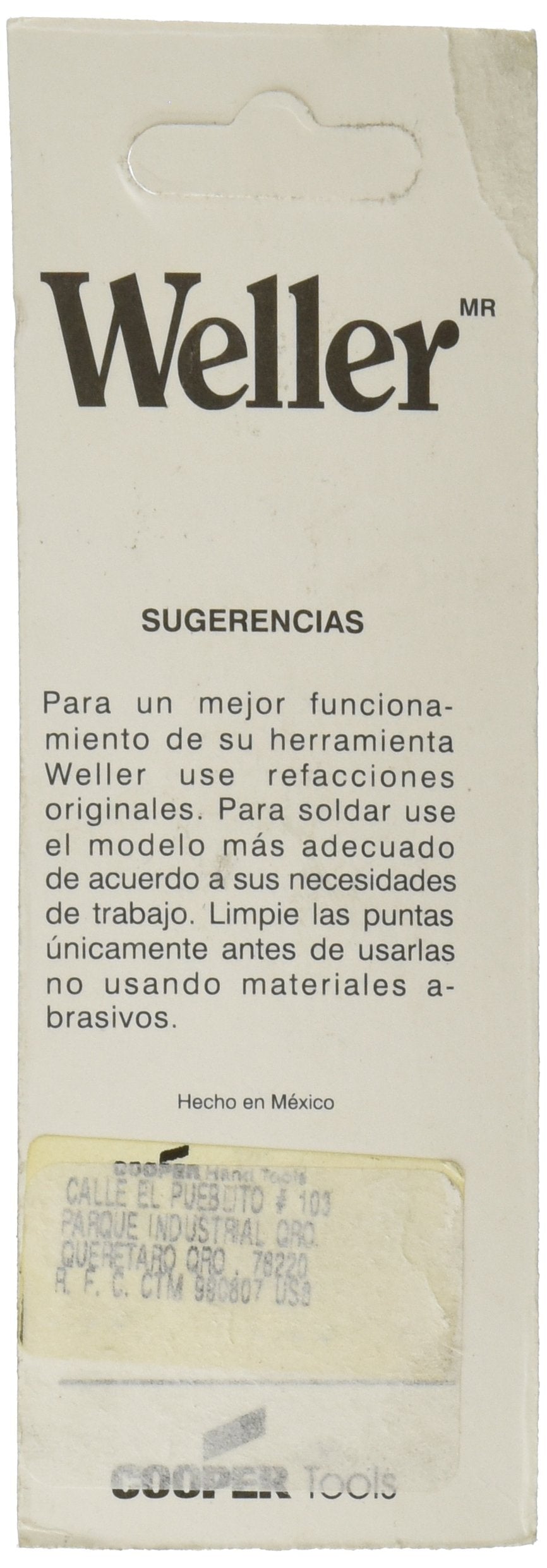 Weller Screwdriver PTA8 Soldering Tip, 1/16",800F