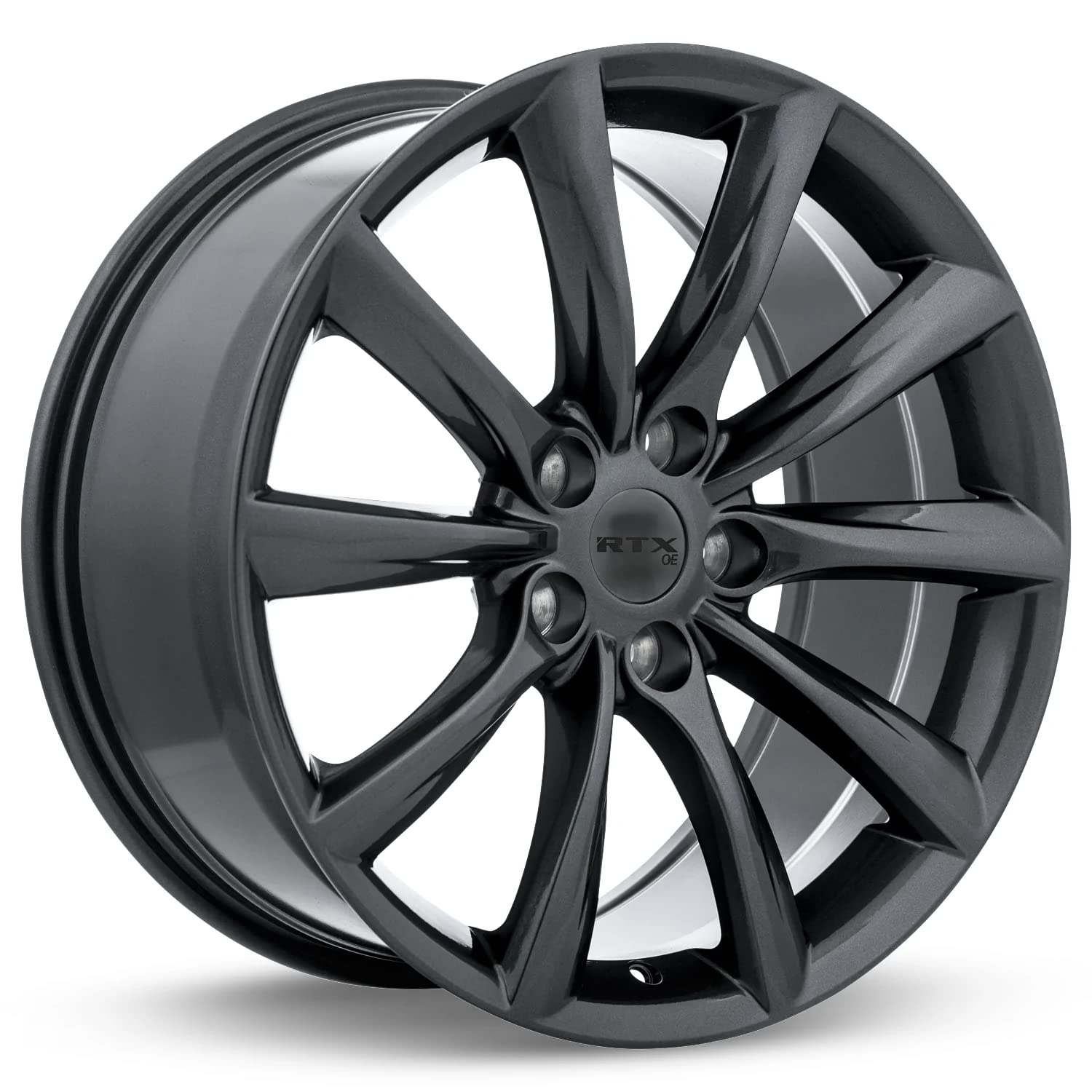 Custom RTX Wheel - 20x8.5, +35 Offset, 5x120.65 Bolt Pattern, 64.1mm Hub - Gunmetal Rim