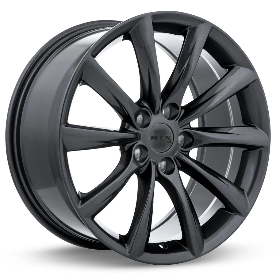 Custom RTX Wheel - 20x8.5, +35 Offset, 5x120.65 Bolt Pattern, 64.1mm Hub - Gunmetal Rim