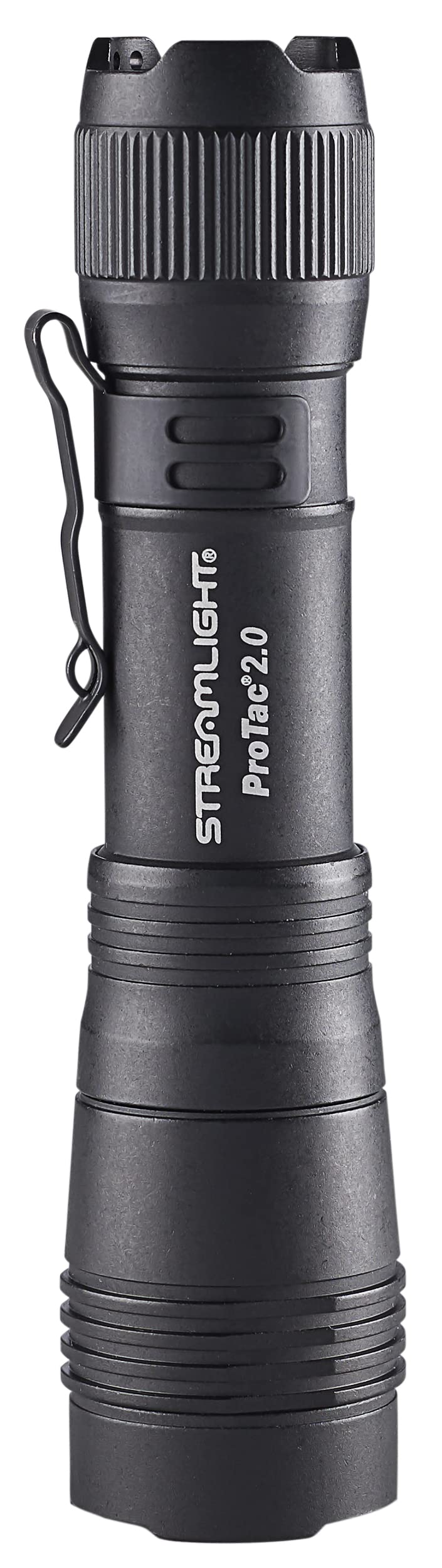 ProTac 2.0 Streamlight 2000-Lumen 17300-Candela Rechargeable Tactical LED Flashlight with USB C Cable, and Holster, Box, Black
