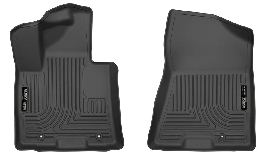 Weatherbeater Husky Liners Floor Mats | Fits 2019-2021 Hyundai Tucson; 2017-2022 Kia Sportage | Front Row, 2-pc Black - 15701