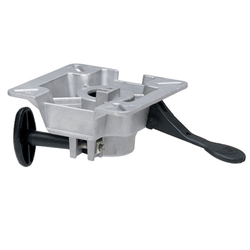 LakeSport 238 Series Attwood Seat Mount Without Slider- Aluminum w/Friction Controls, 3° Tilt