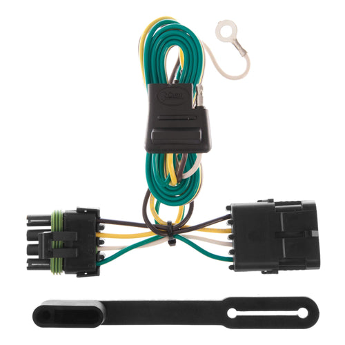 CURT Vehicle-Side Custom 4-Pin Trailer Wiring Harness, Fits Select GMC C1500, C2500, K1500, C3500, K2500, K3500
