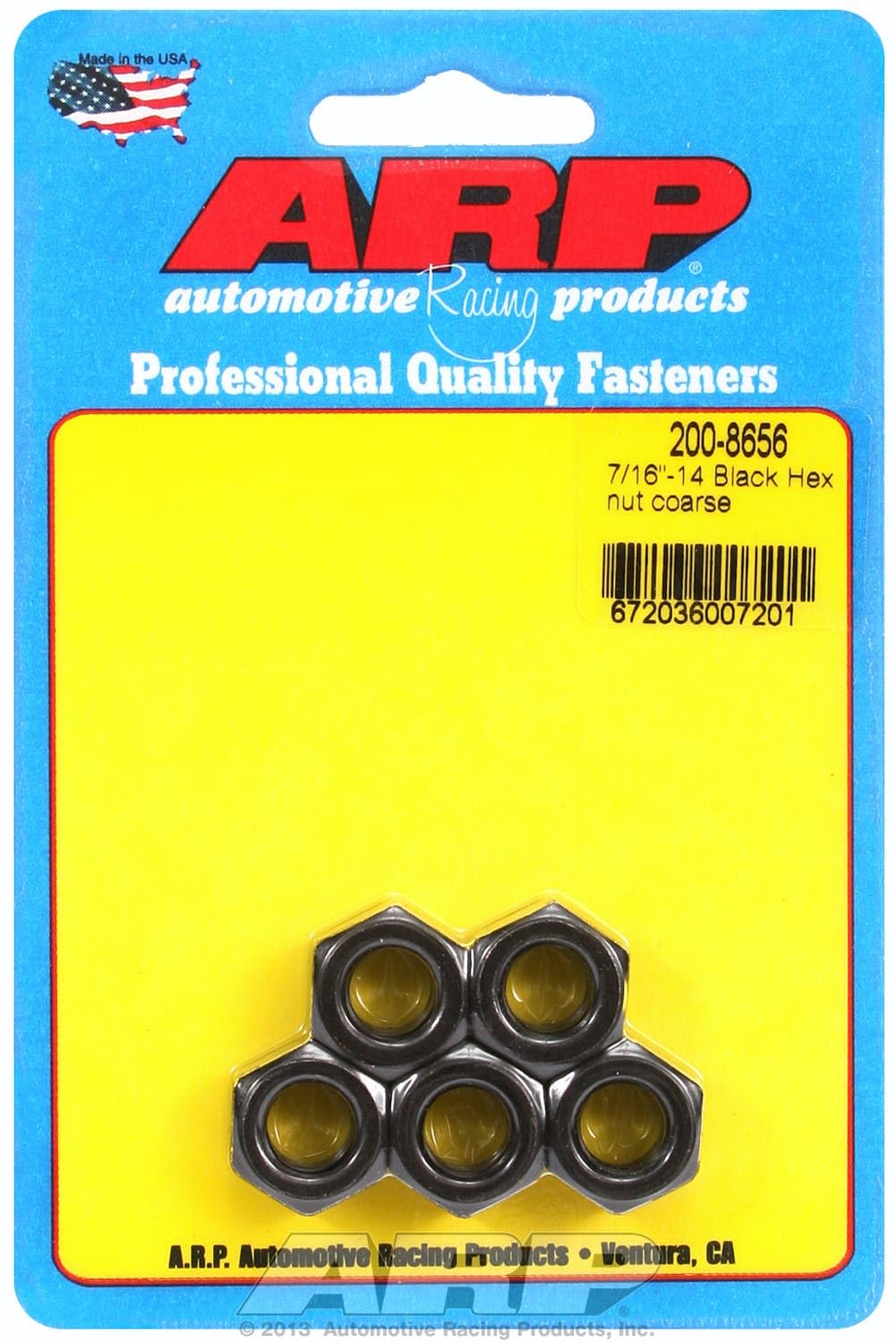 Hex Nut Kit ARP (200-8656)