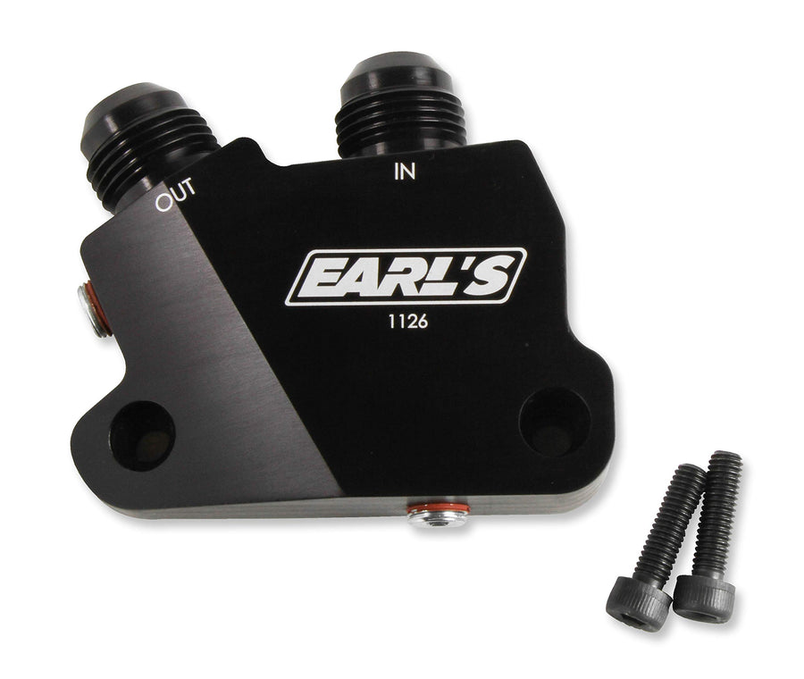 LT Earl's 1126ERL Side Mount Oil Cooler Adapter