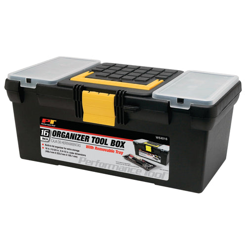W54016 Performance Tool 16-Inch Plastic Tool Box with Organizer