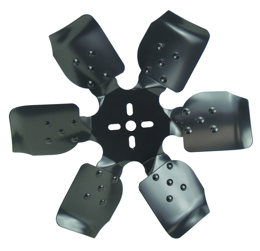 Heavy Duty Derale 17315 Fan Blade Series 1000 15" Steel Rigid Race Belt Driven Fan Standard Rotation , Black