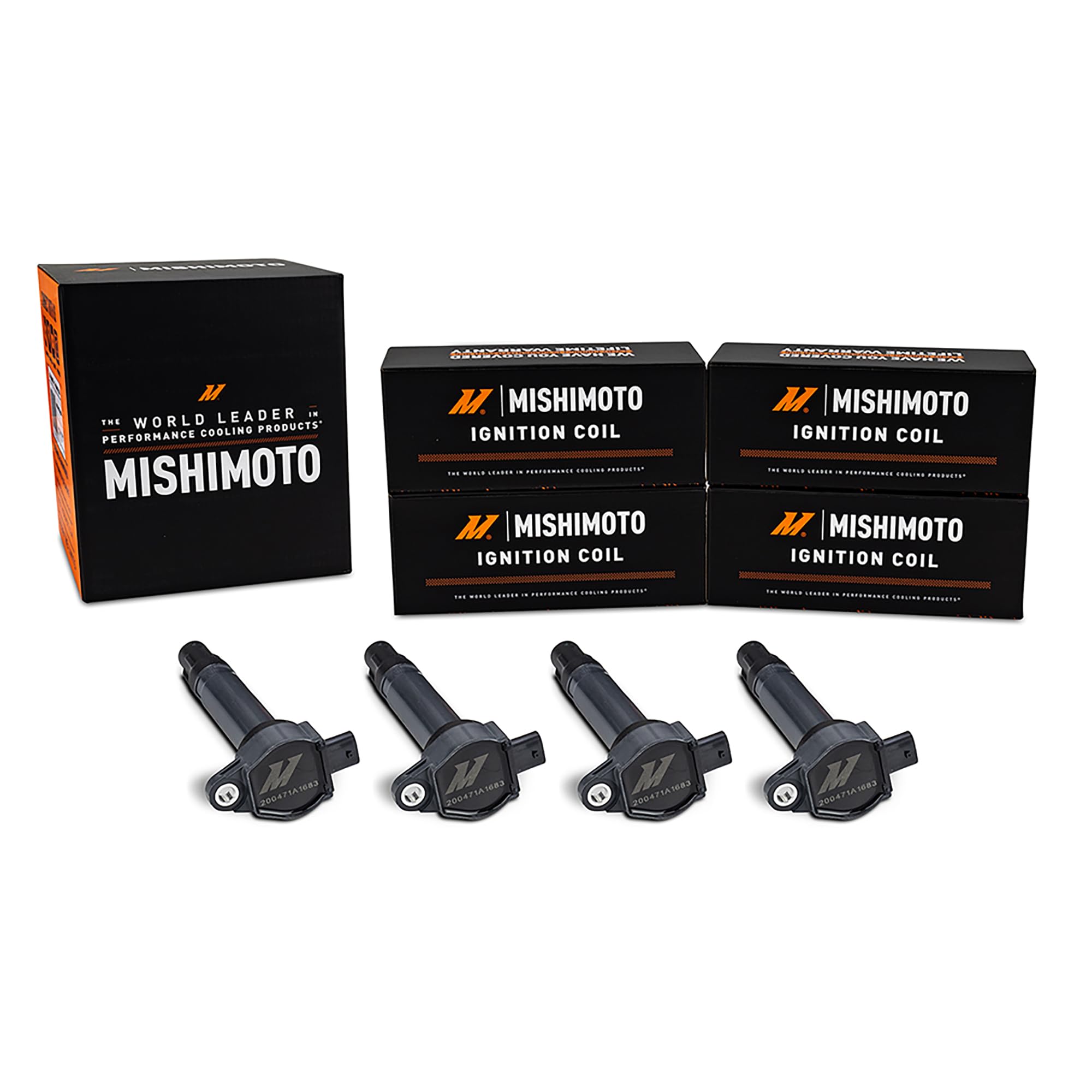 Mishimoto 4-Pack Ignition Coil compatible with Jeep Patriot I4 2007-2017