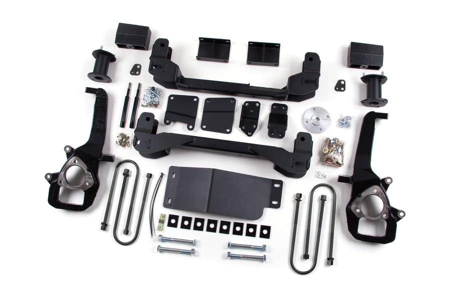 2006, 2007, 2008 Dodge Ram 1500 4WD | Zone Offroad ZOND3 | 4 inch Full Strut Spacer Suspension Lift Kit (Front & Rear) | No Shocks