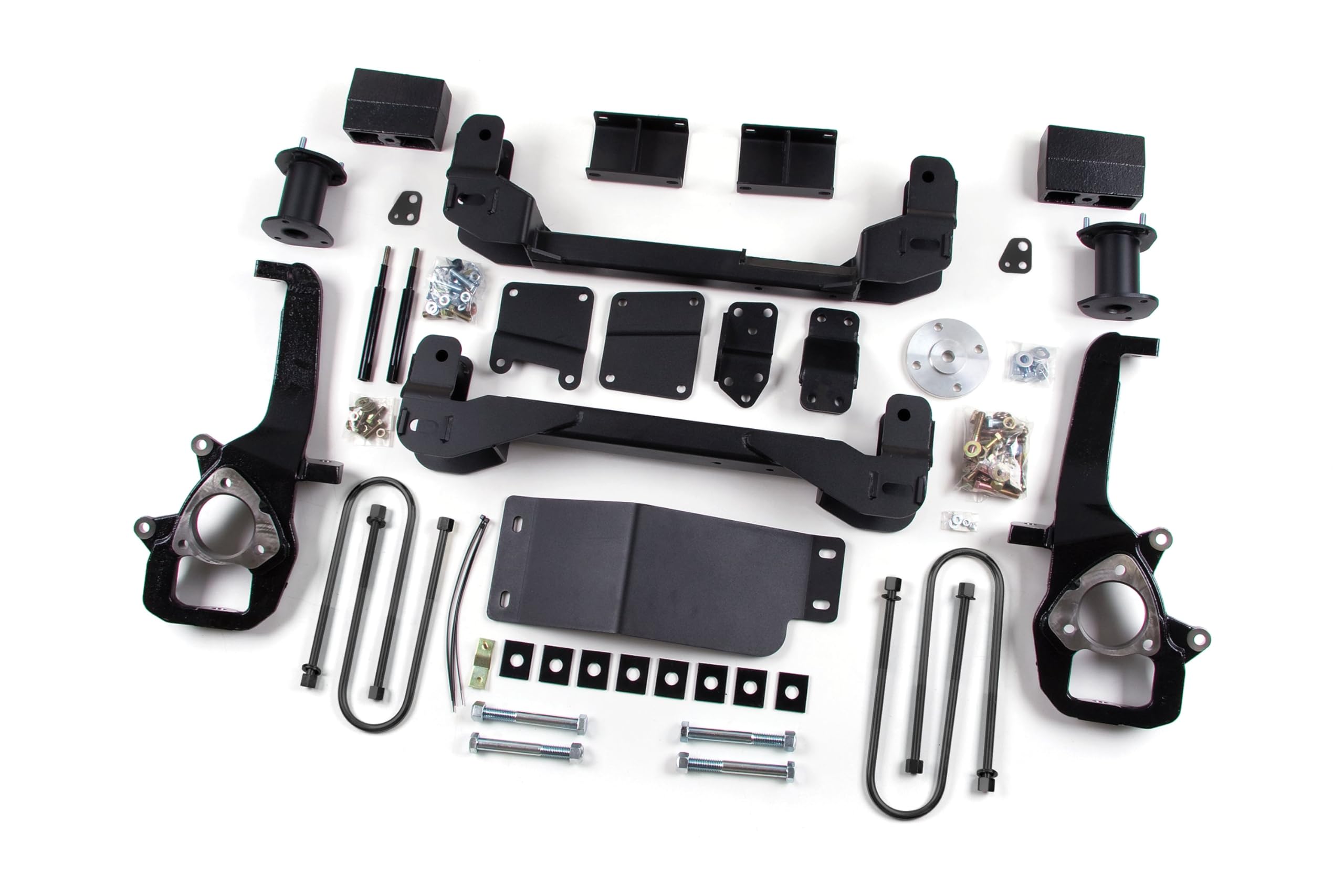 2006, 2007, 2008 Dodge Ram 1500 4WD | Zone Offroad ZOND3N | 4 inch Full Strut Spacer Suspension Lift Kit (Front & Rear) | Nitro Shocks