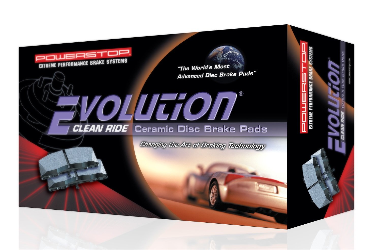 Power Stop 16-914 Front Ceramic Brake Pads Z16 Evolution For Acura ILX Honda Accord Civic CR-V Element Fit Pilot [Application Specific]