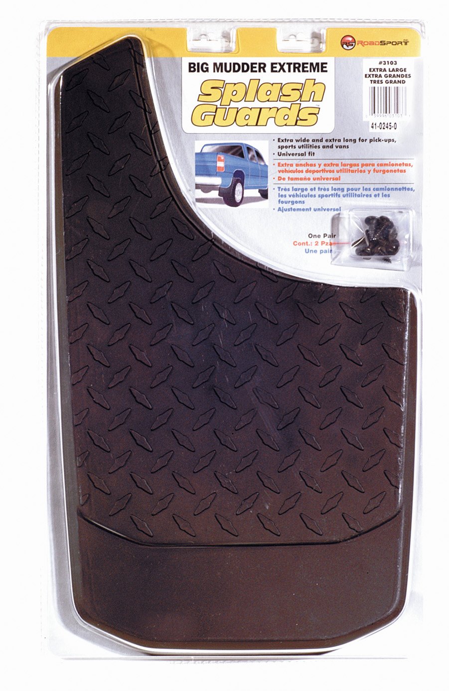 Extra Large RoadSport 3103 Big Mudder Extreme Splash Guard
