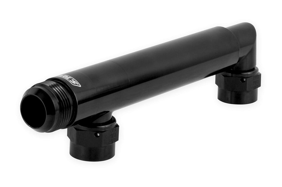 Earl's Adjustable LS0035ERL Coolant Cross-Over Tube -16 an x (2) -12 an