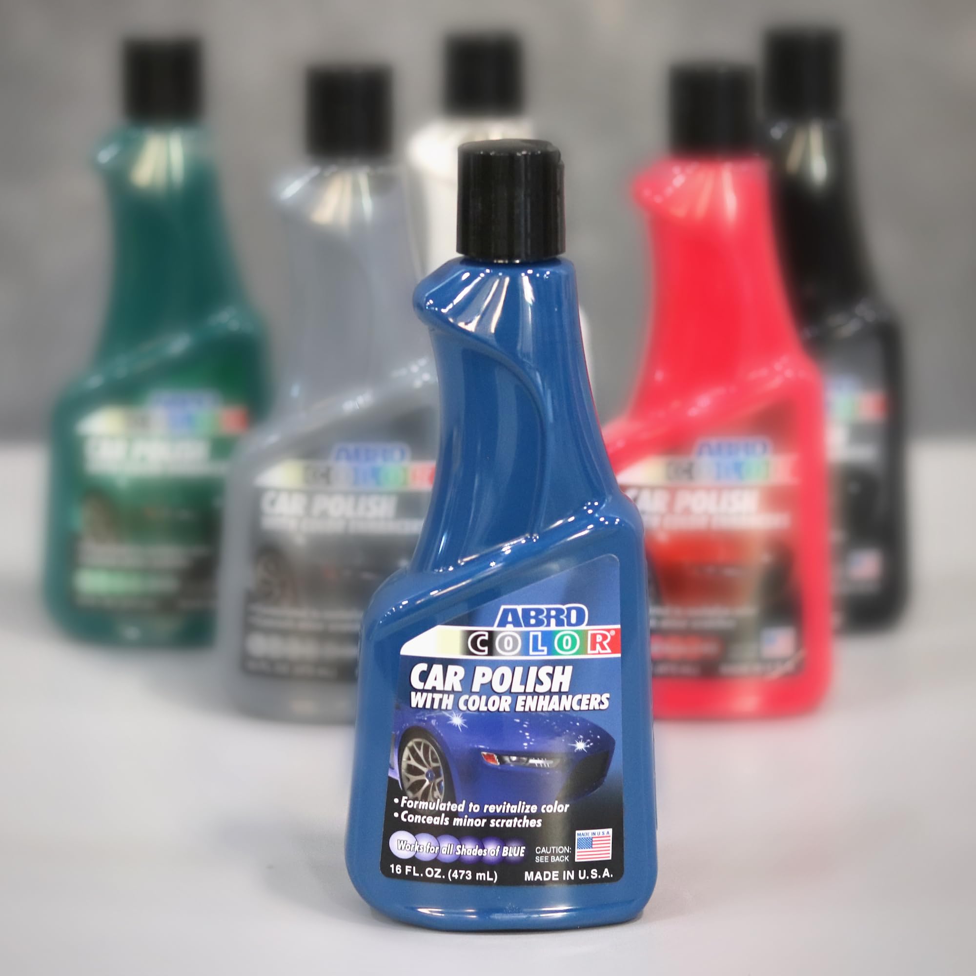 Car Polish ABRO Blue: Scratch Remover for Vehicles and Car Paint Scratch Repair Restorer Wax, Polishing Compound for Car Detailing, Paint Scratch Repair for Vehicles, Car Scratch Remover 16oz.