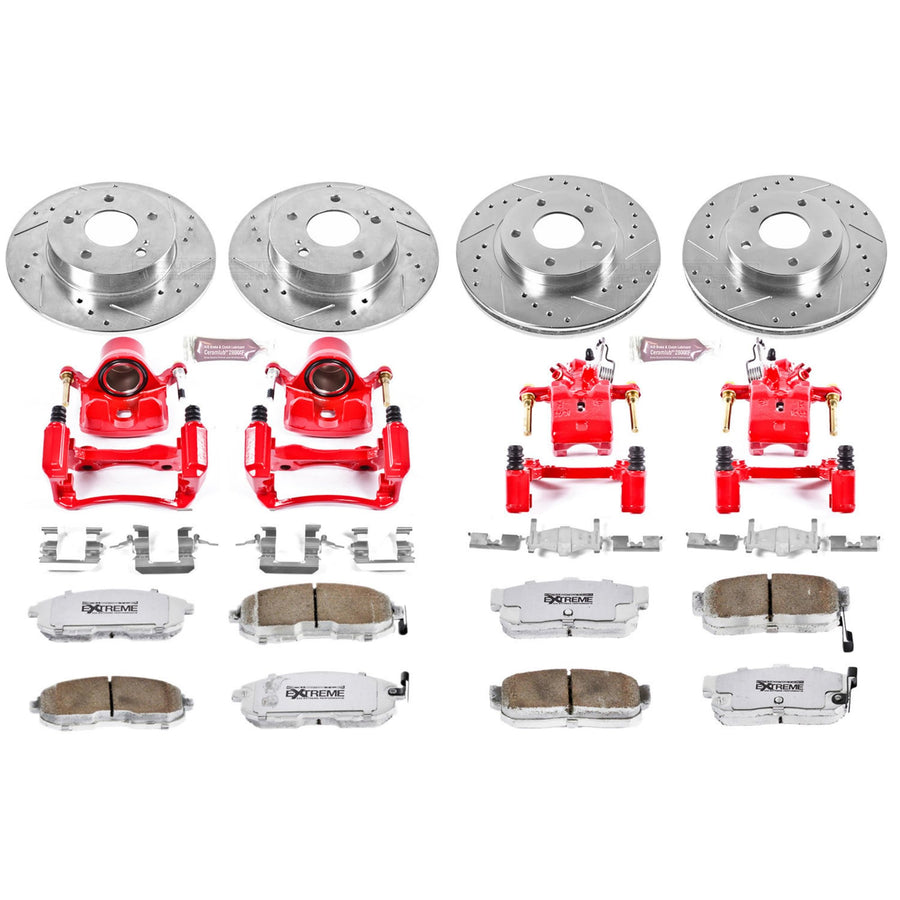 Power Stop Z26 KC2281-26 Front & Rear Brake Kit Infiniti For INFINITI I30 2000-2001 [Model Specific]