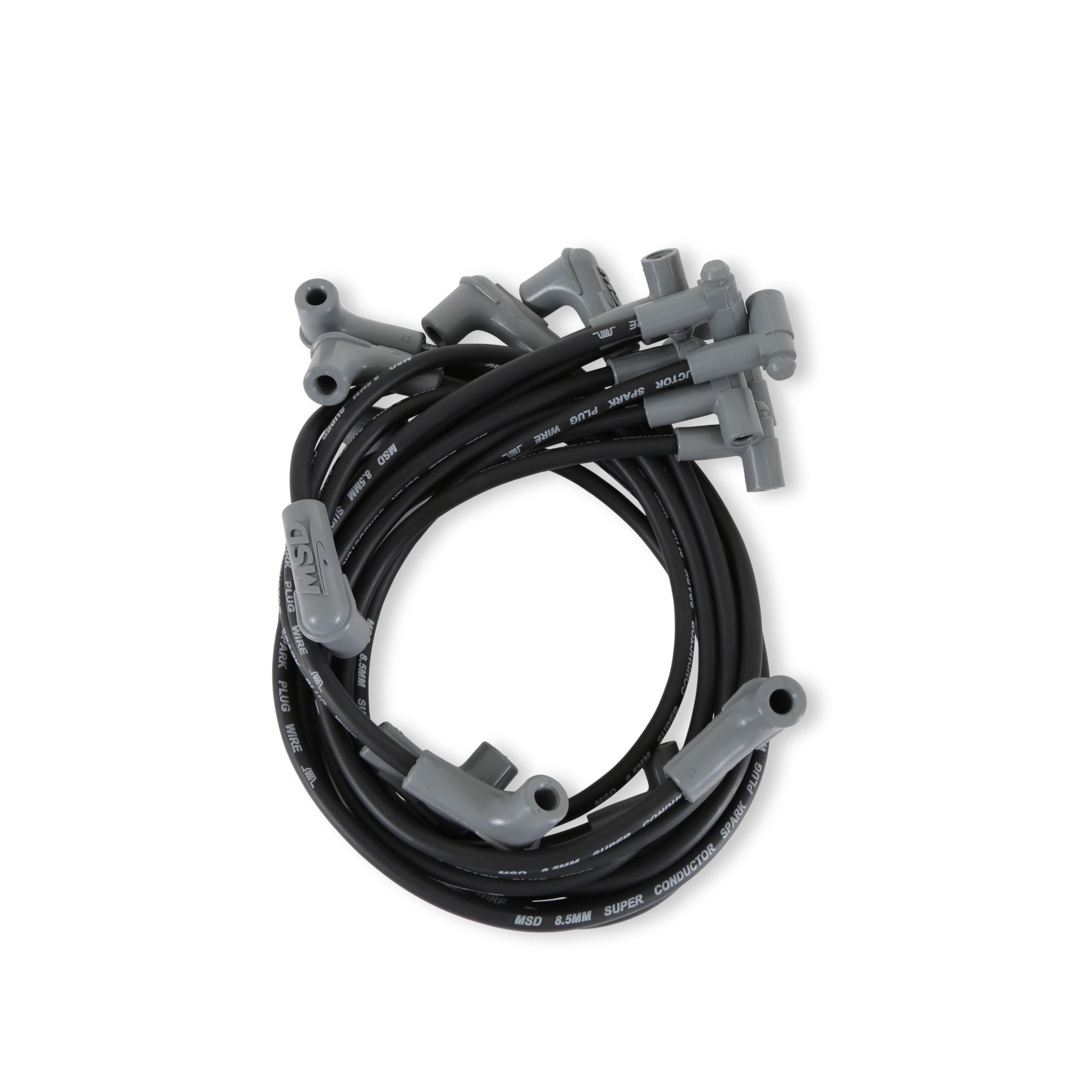 Super Conductor MSD 35593 Spark Plug Wire Set, Black