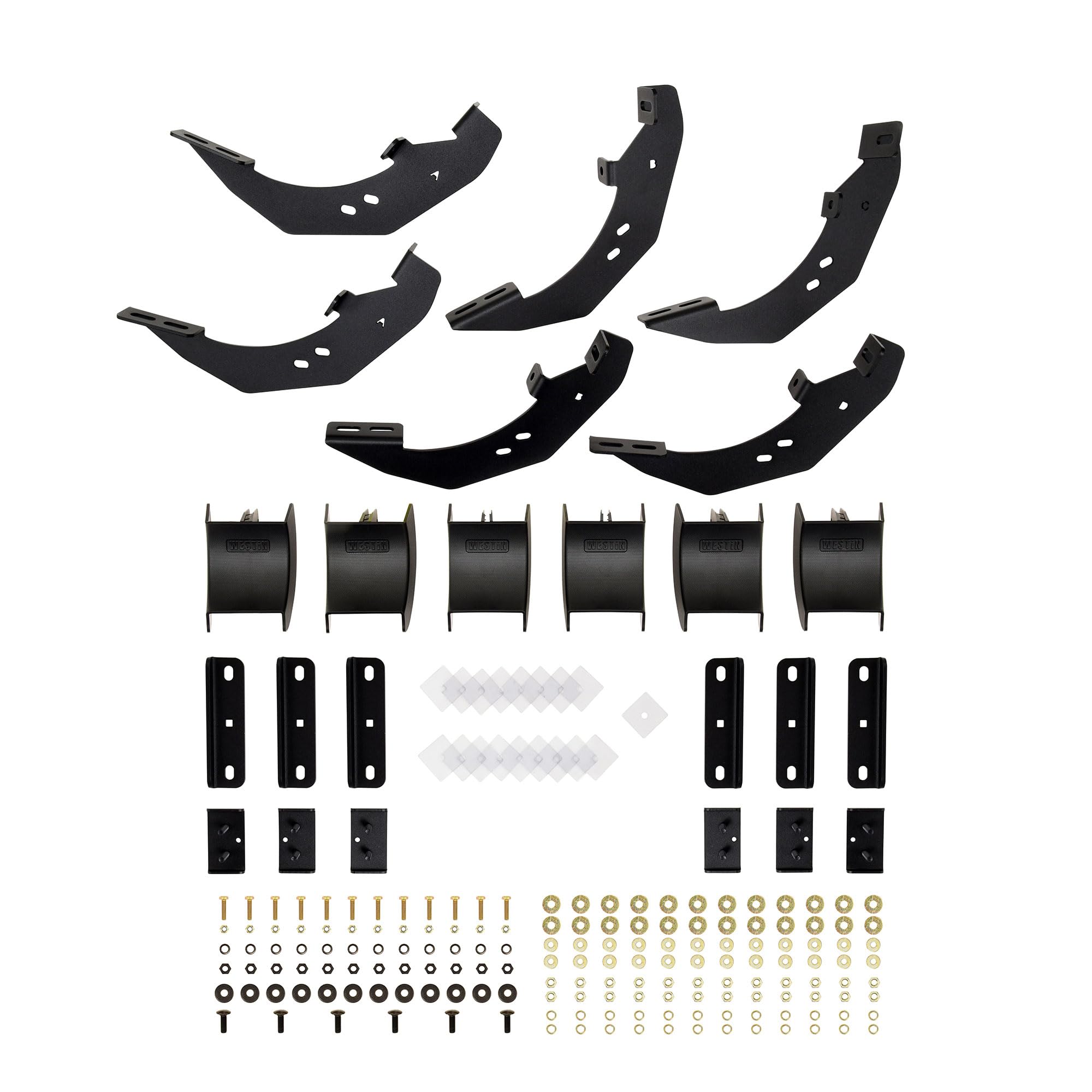 HDX Westin Running Boards fits 2015-2026 F-150 2022-2026 F-150 Lightning 2017-2026 F-250 F-350 F-450 F-550 Crew Cab Textured Black Pair