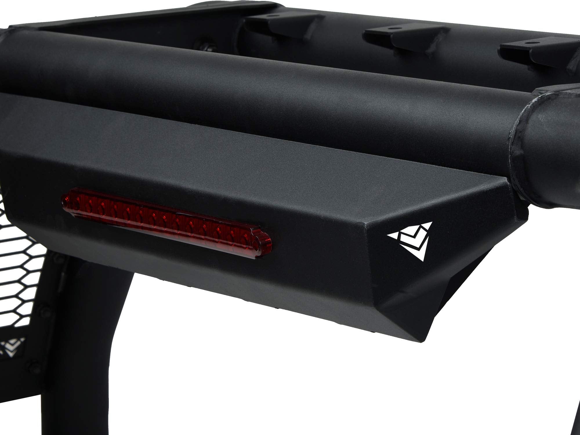 CR1 Chase Rack Armordillo USA with 3rd Brake Light for Full Size Trucks (Excl. Dodge Ram), Black