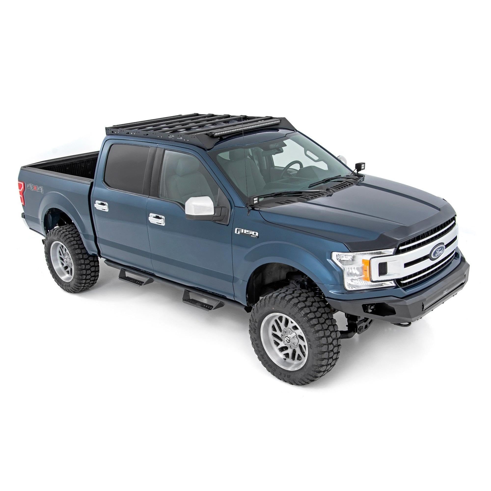 Rough Country LED Ditch Light Kit for F-150 Ford (2015-2025)/F-150 Lightning (2022-2025) - 80W Dual 2" Spectrum Series Lights, 9600 Lumens, Combo Spot & Flood Beam