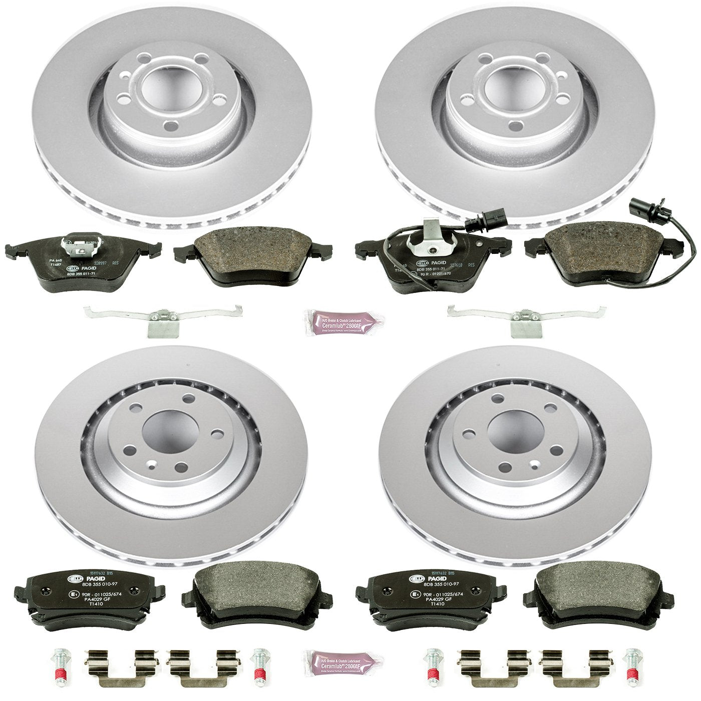 Euro-Stop Power Stop Brake Kit Front and Rear ESK5355