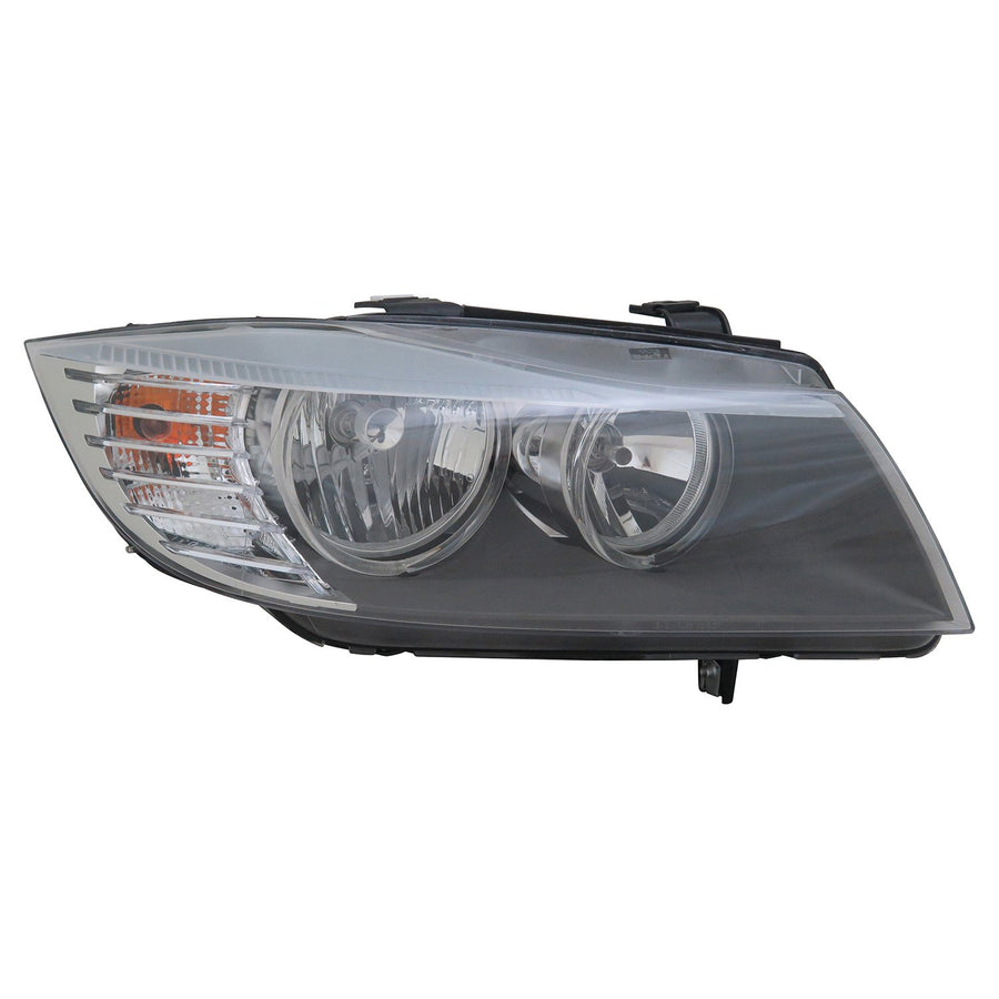 Right TYC Headlight Assembly Compatible with 2009-2011 BMW 3 Series