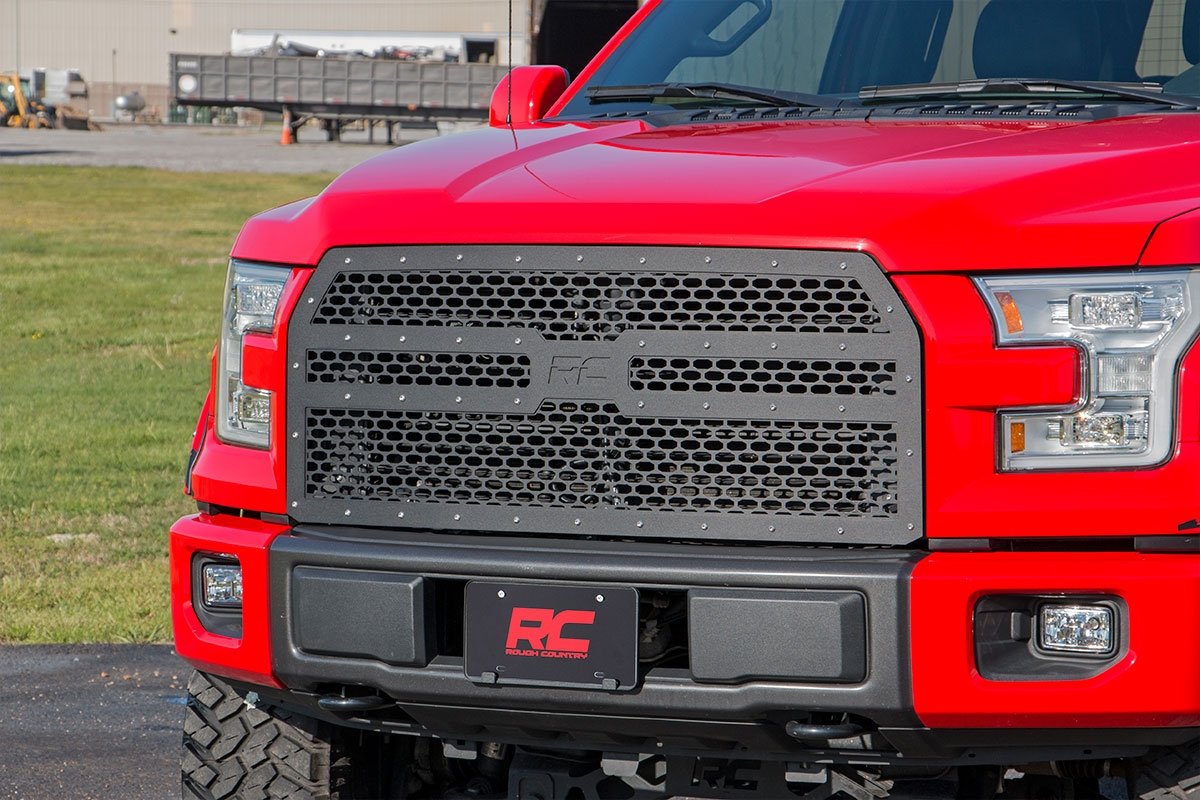 Mesh Grille Insert Rough Country for 2015-2017 Ford F-150 2WD/4WD - 70191