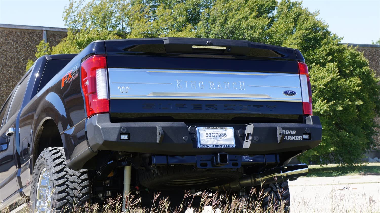 Rear Armor 617RRB Bumper Fits Ford F-250 Super Duty, Black
