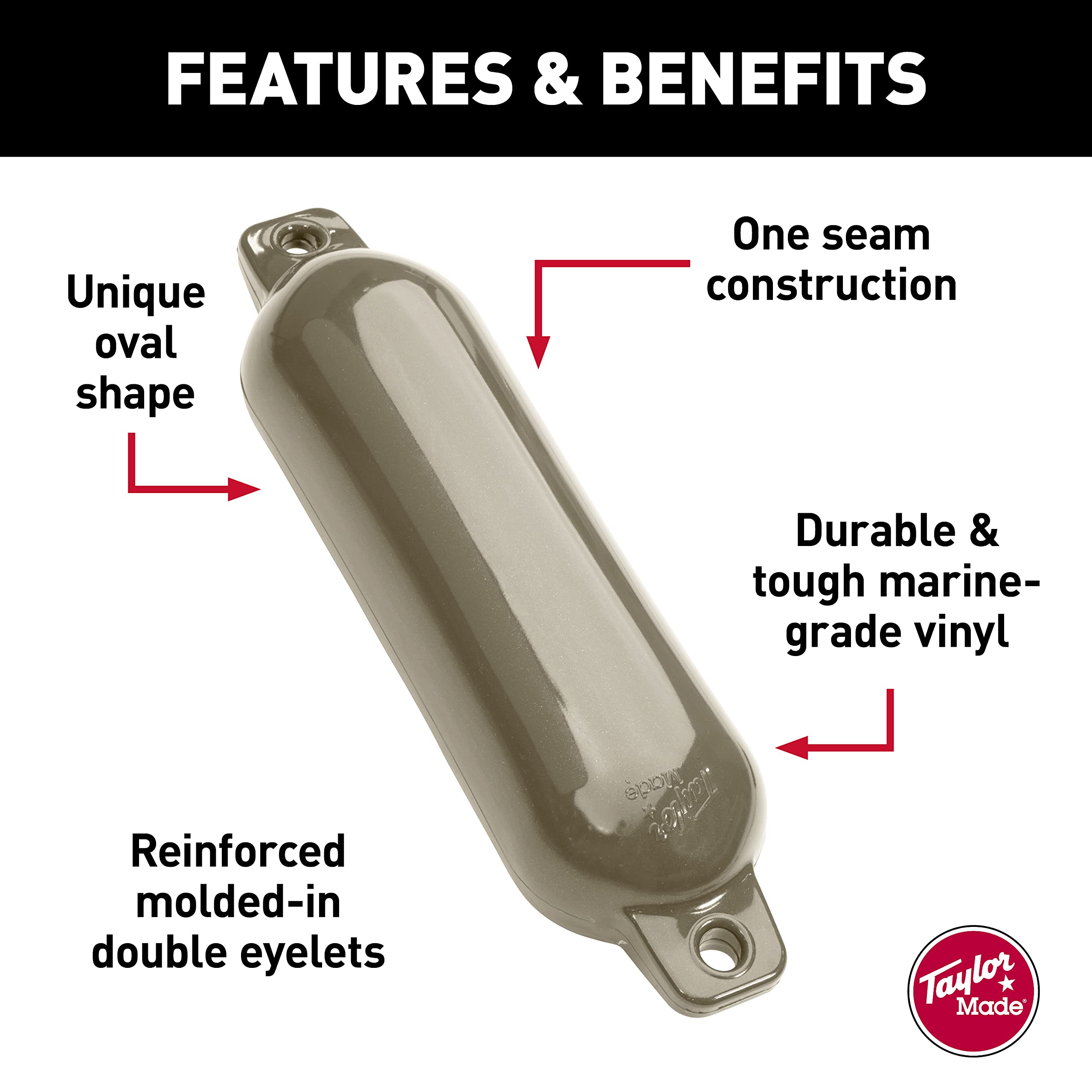 Hull-Gard Utility Fender TAYLOR MADE PRODUCTS For Boats