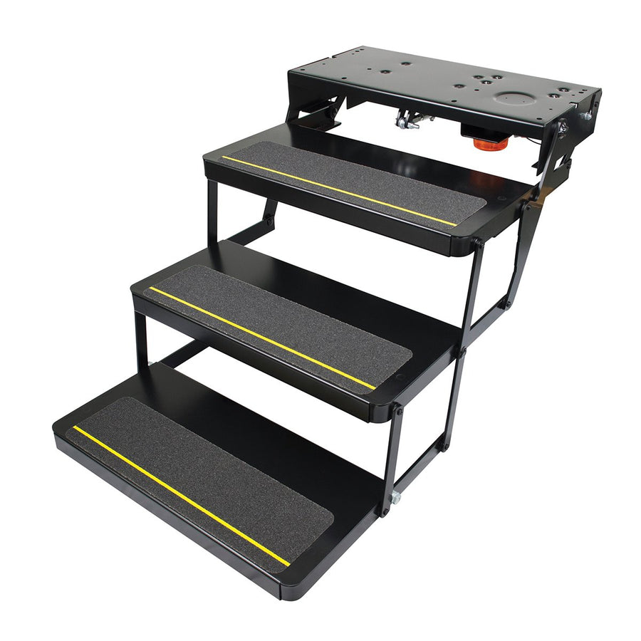 24 Series Kwikee Electric Step Assembly with Logic Control Unit and No Switch Kit for RVs and Travel Trailers