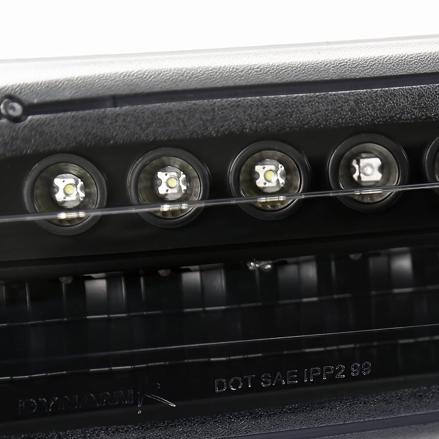 Black Headlights + LED Bumper Lights SPEC-D TUNING Compatible with 1999-2002 Chevy Silverado 2000-2006 Tahoe Suburban, Left + Right Pair Headlamps Assembly