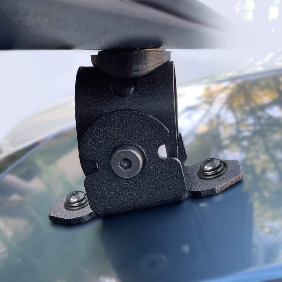 Go Rhino Mounting Kit SRM - 4 Adjustable Multi-Axis Mounts | Mild Steel, Textured Black | 5910000T | Fits Go Rhino SRM300, SRM400, SRM500, & SRM600 Roof Racks