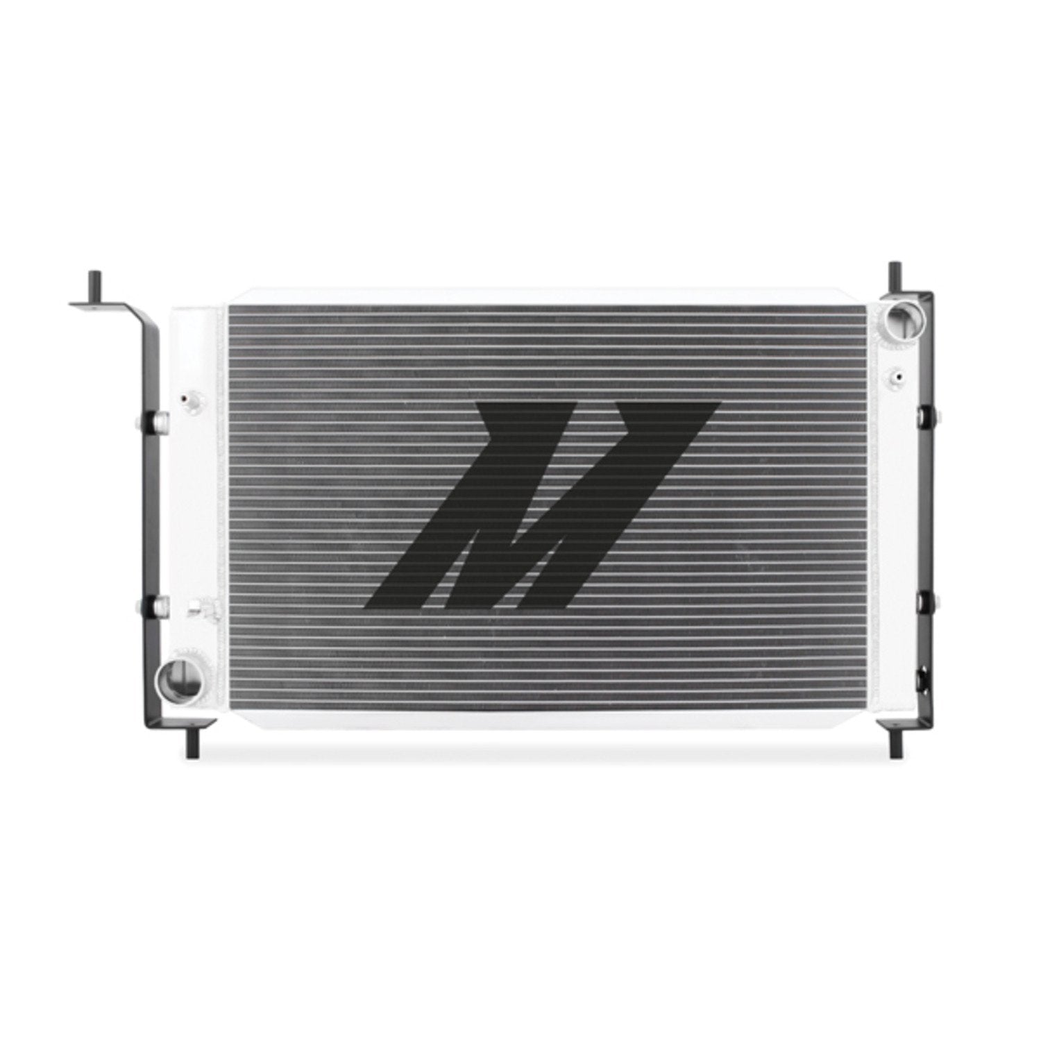 Mishimoto Aluminum Bracketed Radiator Fits Ford Mustang Manual 1996 Silver MMRAD-MUS-96B