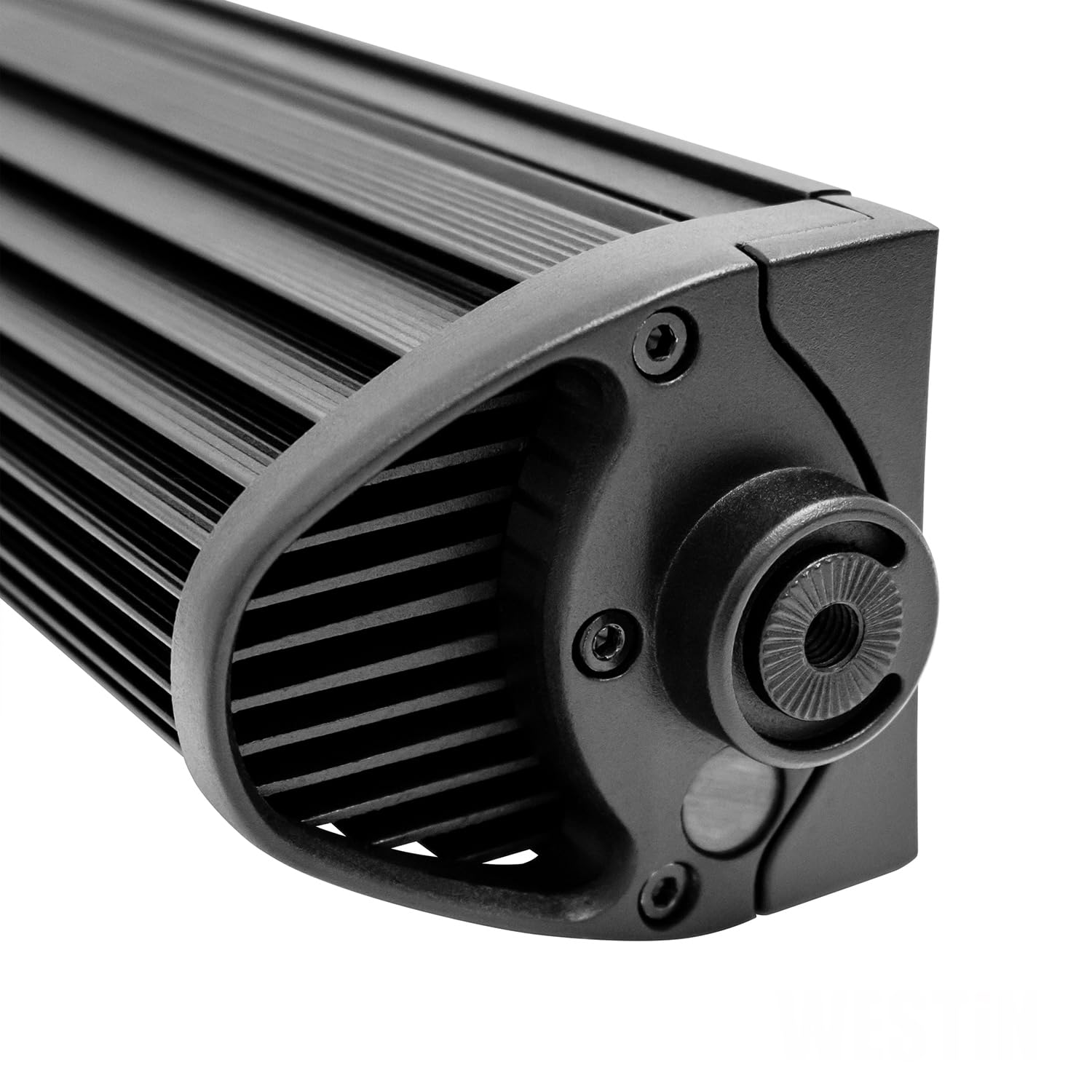 B-Force Westin 09-12212-24C Black Face 12 inch Double Row LED Light Bar with Combo Beam