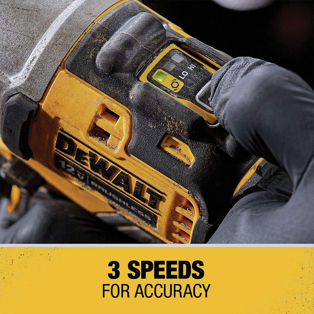 12V MAX* DEWALT Impact Wrench, Cordless, 3/8-Inch, Tool Only (DCF902B)